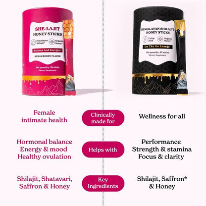 SHE-LAJIT Honey Sticks